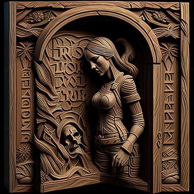 3D model Tomb Raider Tomb of the LoAdventurer game (STL)